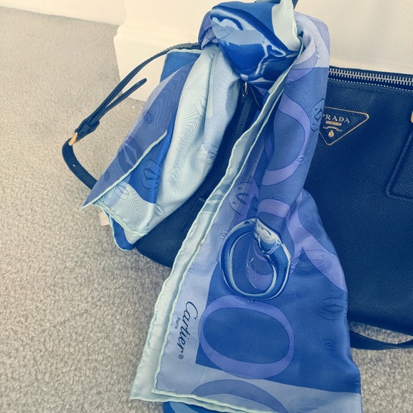 RARE! CARTIER silk scarf LIMITED EDITION - Picture 8 of 8